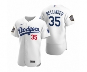 Los Angeles Dodgers #35 Cody Bellinger Nike White 2020 World Series Authentic Jersey