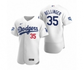 Los Angeles Dodgers #35 Cody Bellinger White 2020 World Series Champions Authentic Jersey