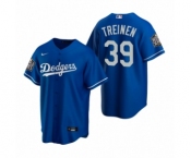Los Angeles Dodgers #39  Blake Treinen Royal 2020 World Series Replica Jersey
