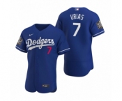 Los Angeles Dodgers #7 Julio Urias Nike Royal 2020 World Series Authentic Jersey