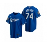 Los Angeles Dodgers #74 Kenley Jansen Royal 2020 World Series Replica Jersey