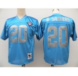 Detroit Lions #20 Barry Sanders Blue 75TH Throwback Jersey