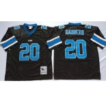NFL Men's Detroit Lions #20 Barry Sanders M&N Black