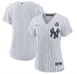 Women's New York Yankees Blank White 2024 World Series Cool Base Stitched Baseball Jersey