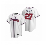 Youth Atlanta Braves #27 Austin Riley Nike White 2020 Replica Home Jersey