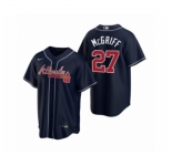 Youth Atlanta Braves #27 Fred McGriff Nike Navy 2020 Replica Alternate Jersey