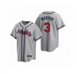 Youth Atlanta Braves #3 Dale Murphy Nike Gray 2020 Replica Road Jersey
