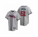 Youth Atlanta Braves #51 Will Smith Nike Gray 2020 Replica Road Jersey
