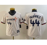 Youth Houston Astros #44 Yordan Alvarez Cream 2025 City Connect Limited Stitched Baseball Jersey