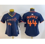 Youth Houston Astros #44 Yordan Alvarez Navy 2025 City Connect Limited Stitched Baseball Jersey