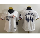 Youth Houston Astros #44 Yordan Alvarez White 2025 City Connect Limited Stitched Baseball Jersey2