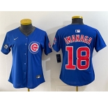 Youth Chicago Cubs #18 Shōta Imanaga Royal 'Ryne Sandberg Tribute' Vapor Limited V2 Stitched Baseball Jersey