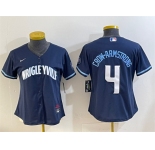 Youth Chicago Cubs #4 Pete Crow-Armstrong Navy City Connect Stitched Jersey
