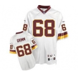 Men's Washington Redskins #17 Doug Williams White Throwback Jersey (6)
