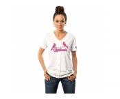 Women's St. Louis Cardinals White Home 2016 Mother's Day Cool Base Team Jersey