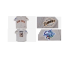 Youth San Diego Padres #19 Tony Gwynn Grey 1998 World Series Cool Base Jersey 