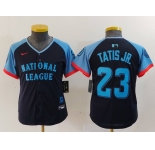 Youth San Diego Padres #23 Fernando Tatis Jr Navy 2024 All Star Limited Stitched Jersey