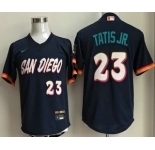 Youth San Diego Padres #23 Fernando Tatis Jr Navy 2026 City Connect Stadium Jersey