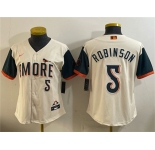 Youth Baltimore Orioles #5 Brooks Robinson Natural 2026 City Connect Stadium Stitched Baseball Jersey