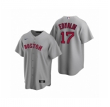 Women's Boston Red Sox #17 Nathan Eovaldi Nike Gray Replica Road Jersey