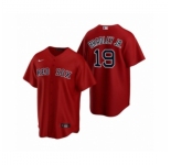 Women's Boston Red Sox #19 Jackie Bradley Jr. Nike Red Replica Alternate Jersey