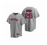 Women's Boston Red Sox #26 Wade Boggs Nike Gray Replica Road Jersey
