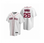 Women's Boston Red Sox #26 Wade Boggs Nike White Replica Home Jersey