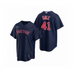 Women's Boston Red Sox #41 Chris Sale Nike Navy Replica Alternate Jersey