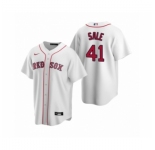 Women's Boston Red Sox #41 Chris Sale Nike White Replica Home Jersey