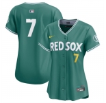 Women's Boston Red Sox #7 Masataka Yoshida Green 2025 City Connect Limited Stitched Baseball Jersey