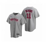 Youth Boston Red Sox #11 Rafael Devers Nike Gray Replica Road Jersey