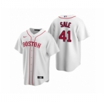 Youth Boston Red Sox #41 Chris Sale Nike White Replica Alternate Jersey