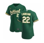Men's Nike Oakland Athletics #22 Ramon Laureano Kelly Green Alternate 2020 Authentic Player Baseball Jersey
