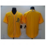 Men's Nike Oakland Athletics Blank Yellow Jersey