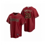 Men's Arizona Diamondbacks #20 Luis Gonzalez Nike Red 2020 Replica Alternate Jersey