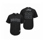 Men's Arizona Diamondbacks #22 Jake Lamb Lambo Black 2019 Players Weekend Replica Jersey