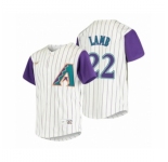 Men's Arizona Diamondbacks #22 Jake Lamb Nike Cream 2020 Cooperstown Collection Alternate Jersey