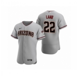 Men's Arizona Diamondbacks #22 Jake Lamb Nike Gray Authentic 2020 Road Jersey