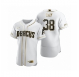 Men's Arizona Diamondbacks #38 Robbie Ray Nike White Authentic Golden Edition Jersey