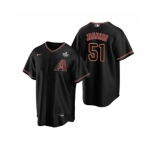 Men's Arizona Diamondbacks #51 Randy Johnson Black 2023 World Series Cool Base Stitched Baseball Jersey