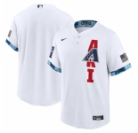 Men's Arizona Diamondbacks Blank Nike White 2021 MLB All-Star Game Replica Jersey