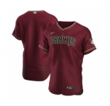 Men's Nike Arizona Diamondbacks 2020 Crimson Authentic Alternate Team Baseball Jersey