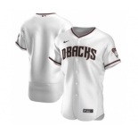 Men's Nike Arizona Diamondbacks 2020 White Crimson Authentic Home Team Baseball Jersey