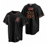 Men's Nike Arizona Diamondbacks #22 Jake Lamb Black Alternate Stitched Baseball Jersey