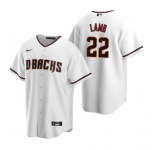 Men's Nike Arizona Diamondbacks #22 Jake Lamb White Home Stitched Baseball Jersey
