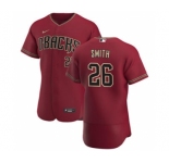 Men's Nike Arizona Diamondbacks #26 Pavin Smith Crimson Authentic Alternate Team Baseball Jersey