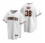 Men's Nike Arizona Diamondbacks #38 Robbie Ray White Home Stitched Baseball Jersey