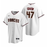 Men's Nike Arizona Diamondbacks #7 Andrew Chafin White Home Stitched Baseball Jersey