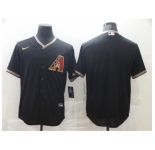 Men's Nike Arizona Diamondbacks Blank Black Road Player Jersey