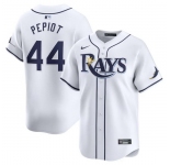 Men Tampa Bay Rays #44 Ryan Pepiot White 2024 Home Limited Stitched Baseball Jersey